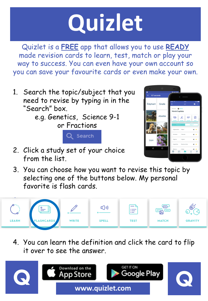 Quizlet Info